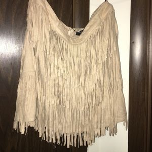 Forever 21 fringe skirt
